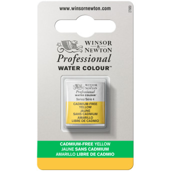 Farba akwarelowa Professional w półkostce - Winsor & Newton - Cadmium Free Yellow