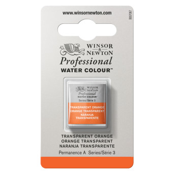 Farba akwarelowa Professional w półkostce - Winsor & Newton - Transparent Orange