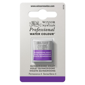 Professional Watercolor half-pan - Winsor & Newton - Quinacridone Violet
