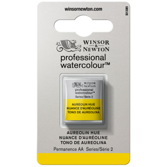 Farba akwarelowa Professional w półkostce - Winsor & Newton - Aureolin Hue
