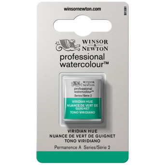 Farba akwarelowa Professional w półkostce - Winsor & Newton - Viridian Hue