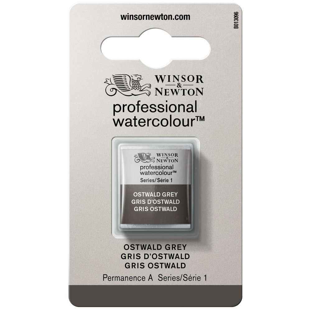 Farba akwarelowa Professional w półkostce - Winsor & Newton - Ostwald Grey