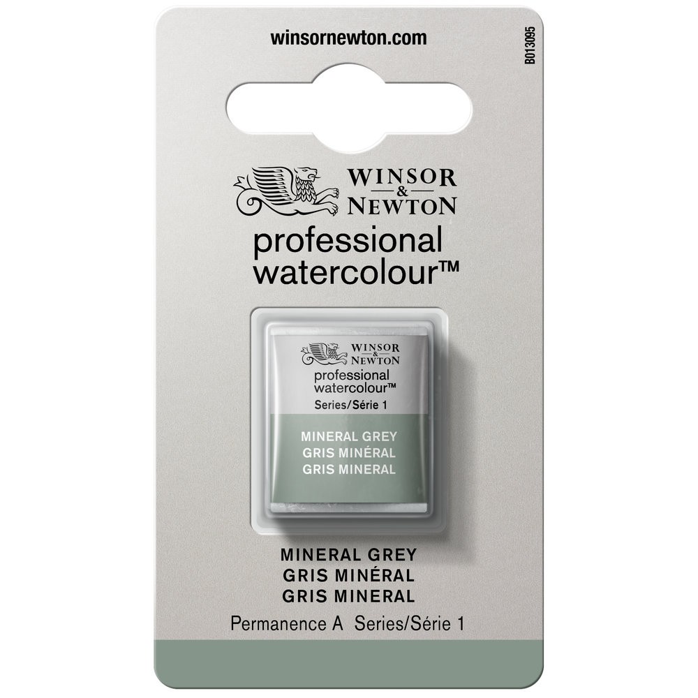 Farba akwarelowa Professional w półkostce - Winsor & Newton - Mineral Grey