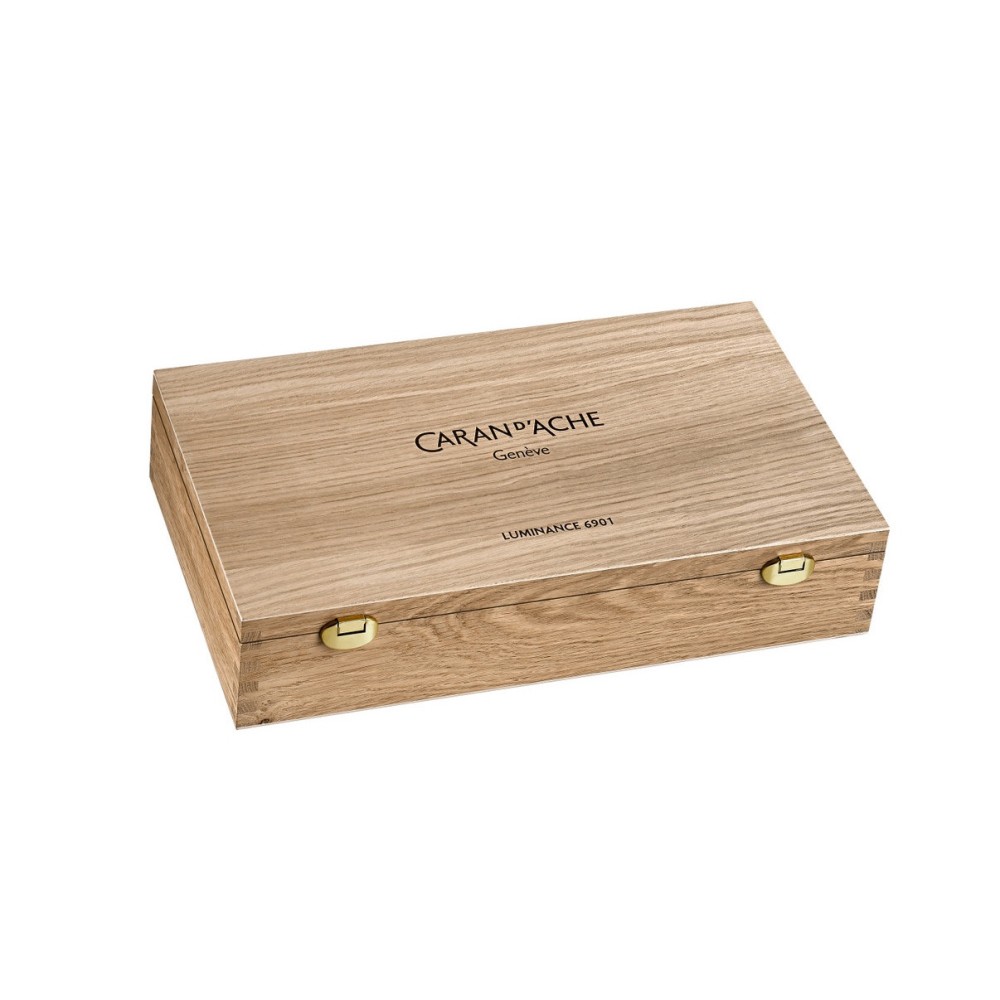 Set of Luminance colored pencils in wooden box - Caran d'Ache - 109 pcs.
