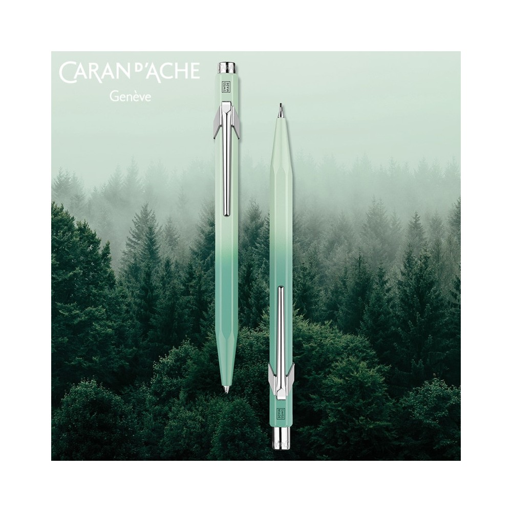 Set of 849 ballpoint pen and pencil - Caran d'Ache - Misty Forest