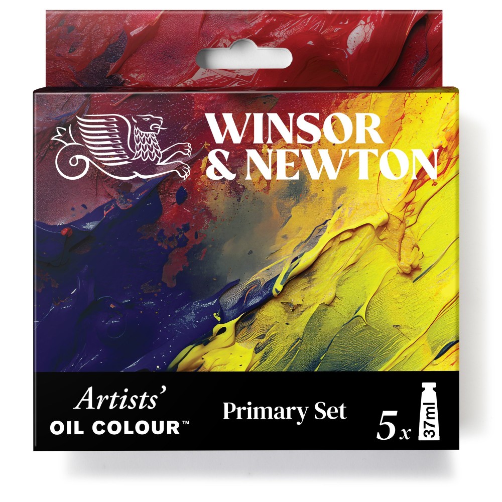Zestaw farb olejnych Artists' Oil Colour Primary - Winsor & Newton - 5 x 37 ml