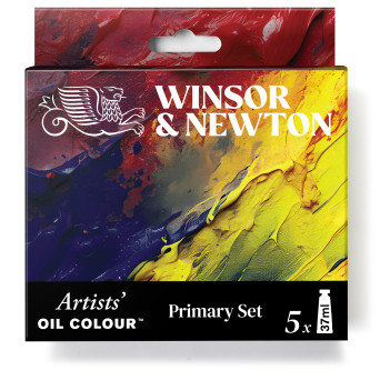 Zestaw farb olejnych Artists' Oil Colour Primary - Winsor & Newton - 5 x 37 ml