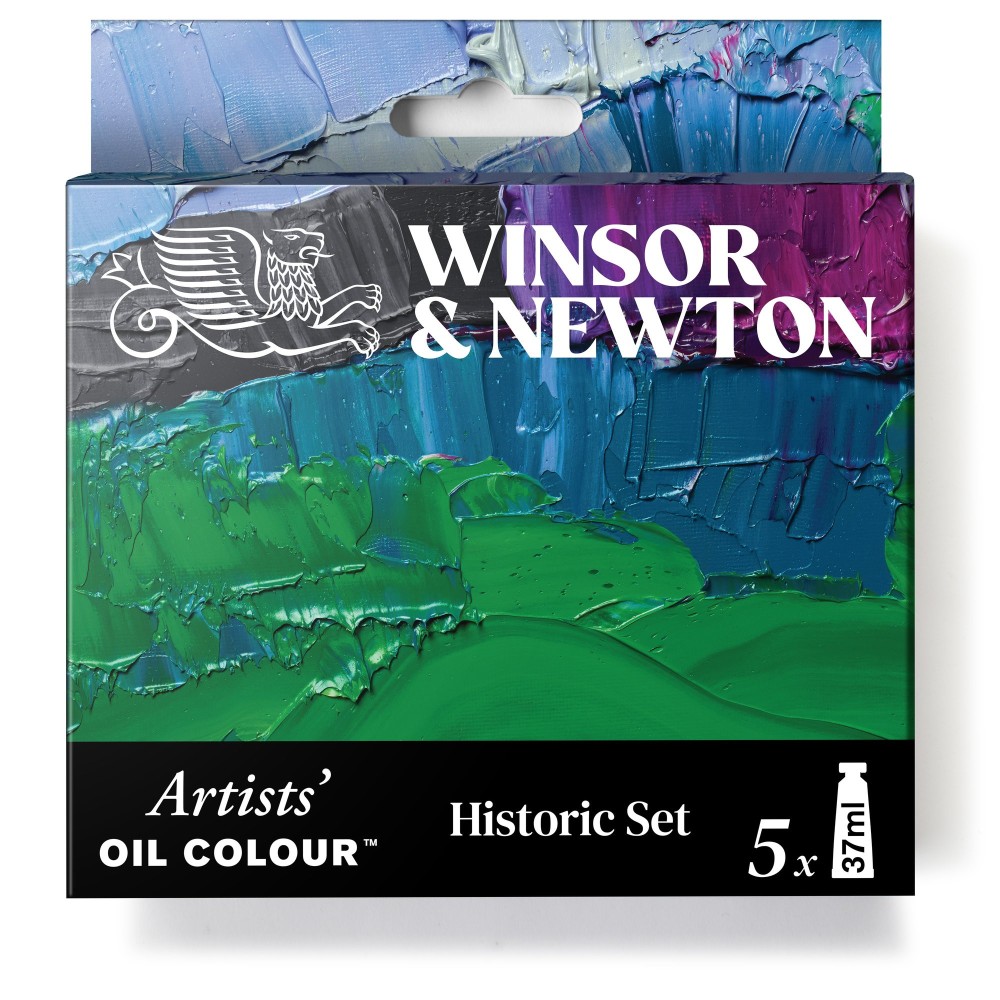 Zestaw farb olejnych Artists' Oil Colour Historic - Winsor & Newton - 5 x 37 ml