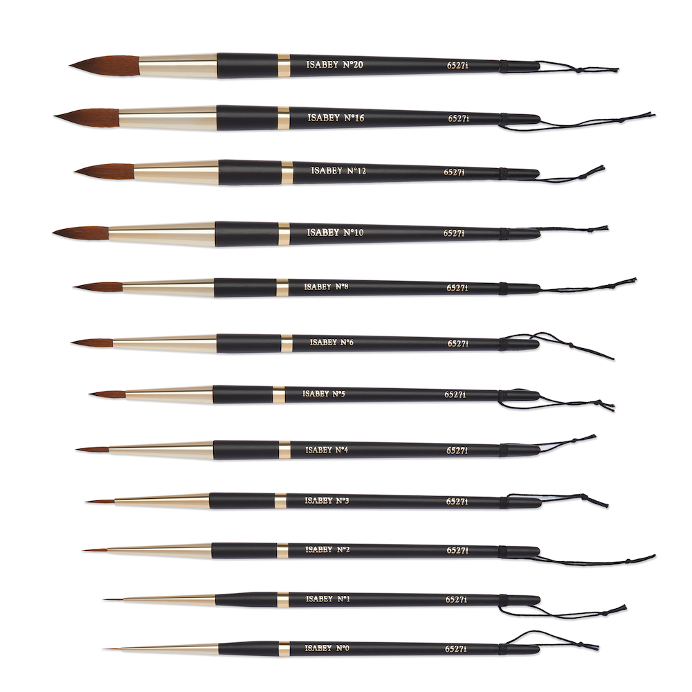 Round synthetic Isagold 6527i brush - Isabey - no. 2