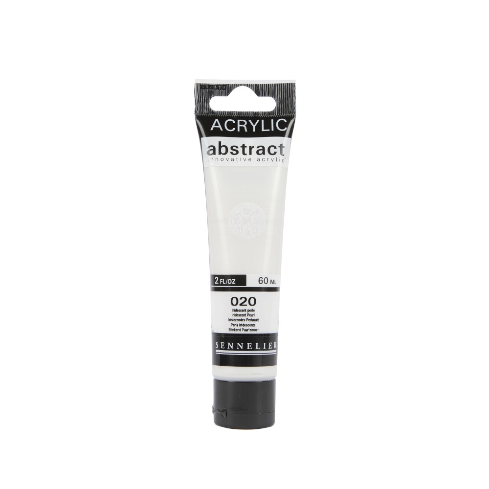 Abstract acrylic paint - Sennelier - 020 Iridescent Pearl 60 ml