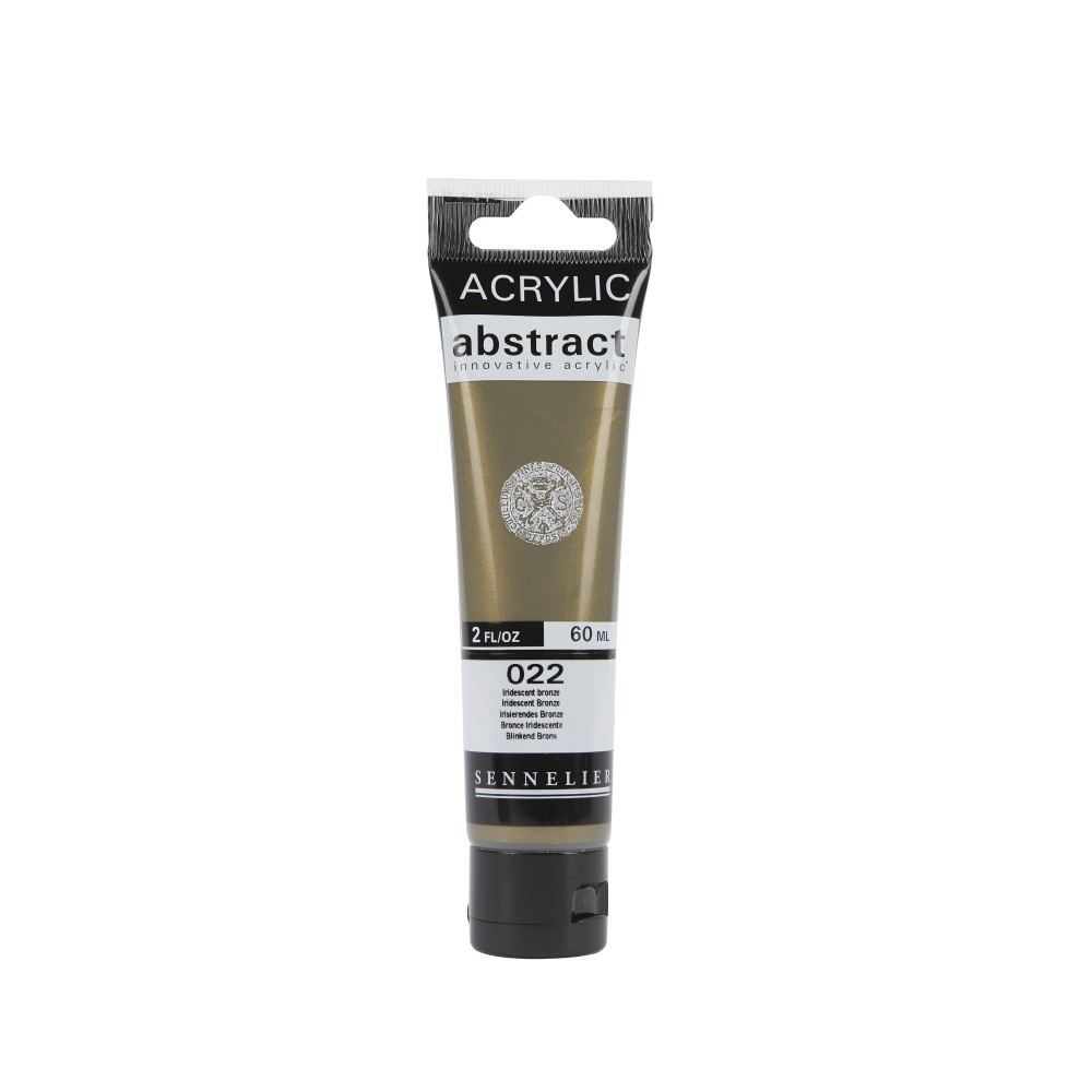 Abstract acrylic paint - Sennelier - 022 Iridescent Bronze 60 ml