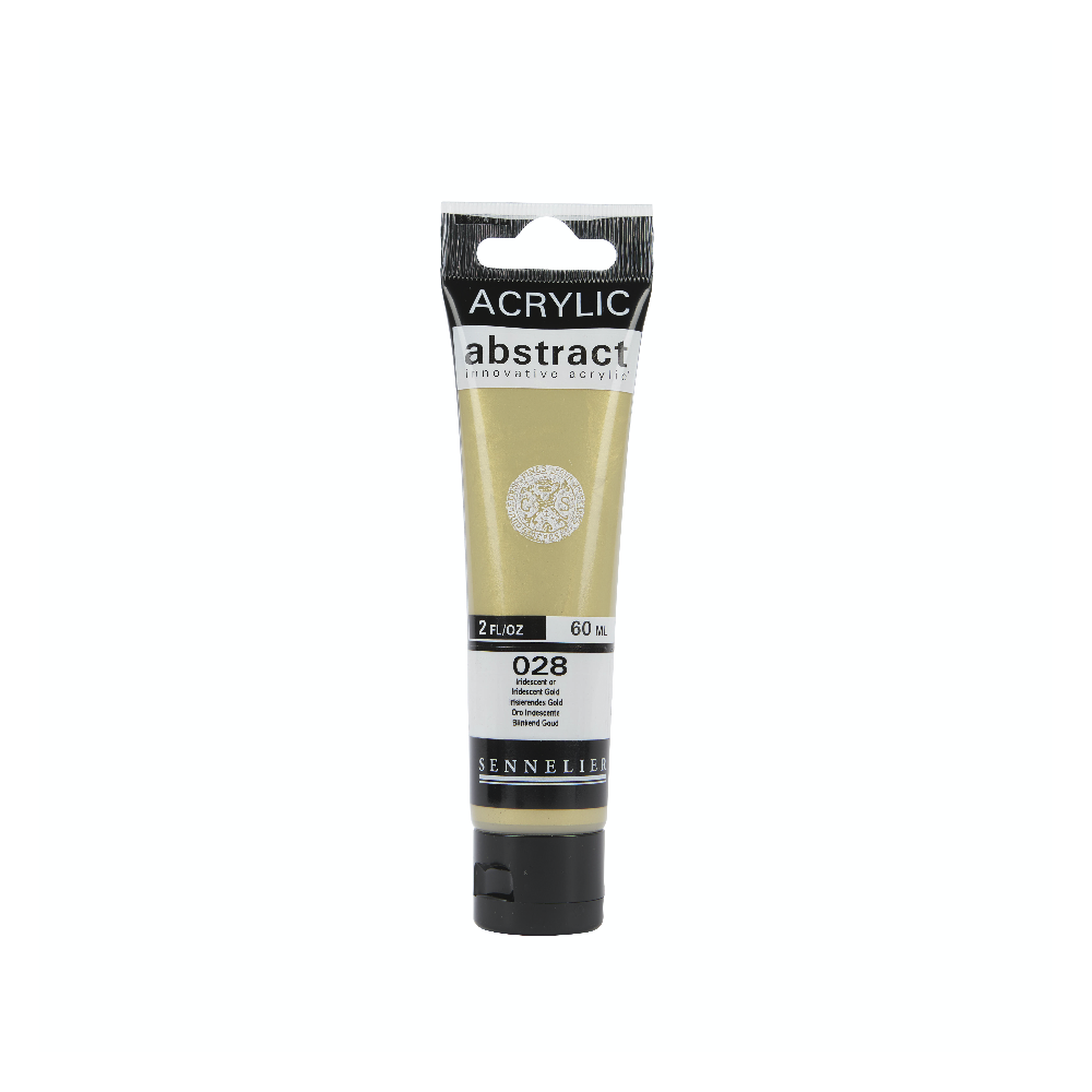 Abstract acrylic paint - Sennelier - 028 Iridescent Gold 60 ml