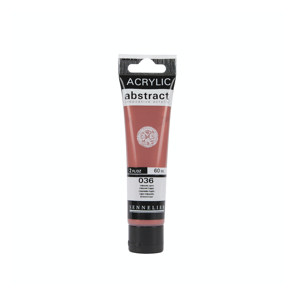 Abstract acrylic paint - Sennelier - 036 Iridescent Copper 60 ml