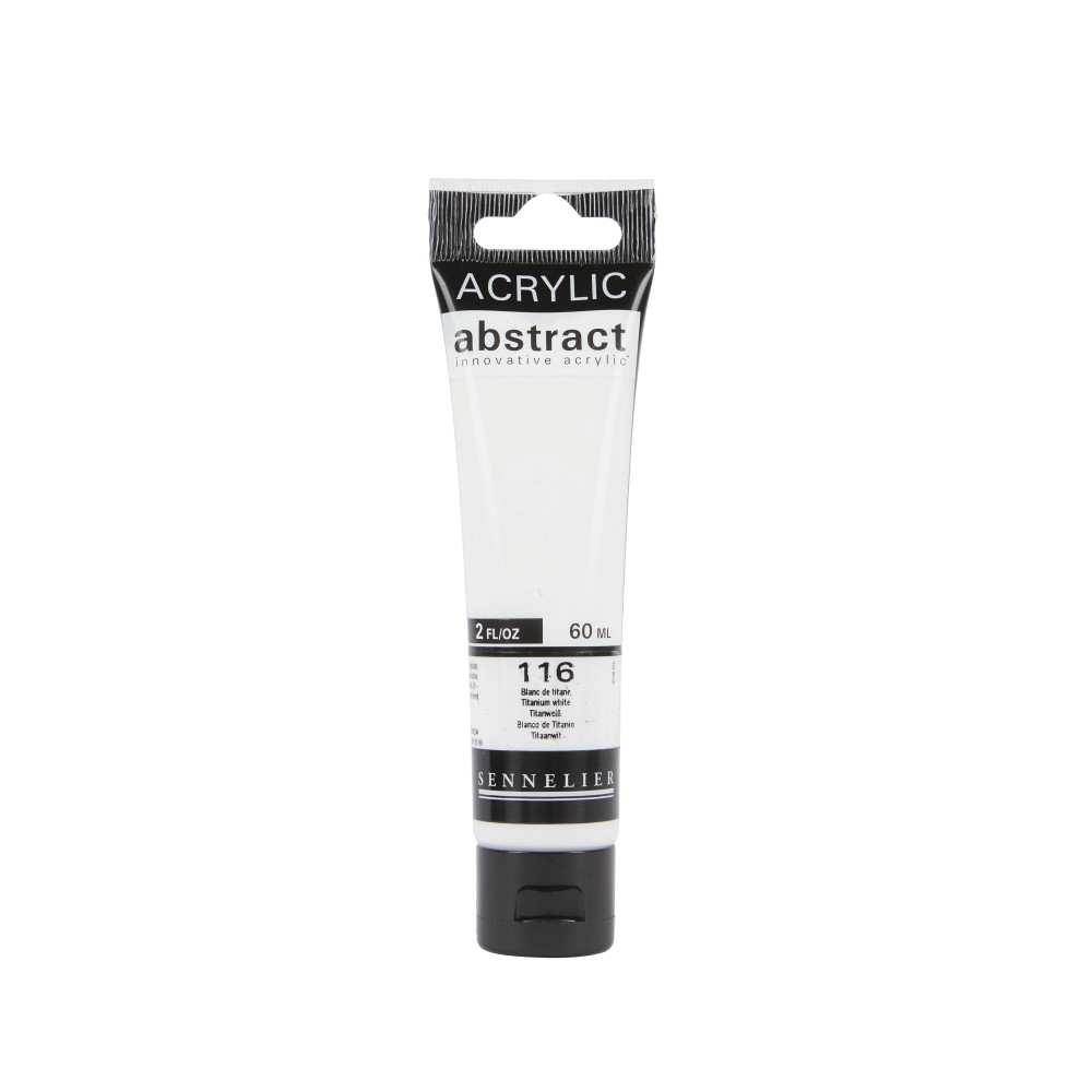 Farba akrylowa Abstract - Sennelier - 116 Titanium White 60 ml