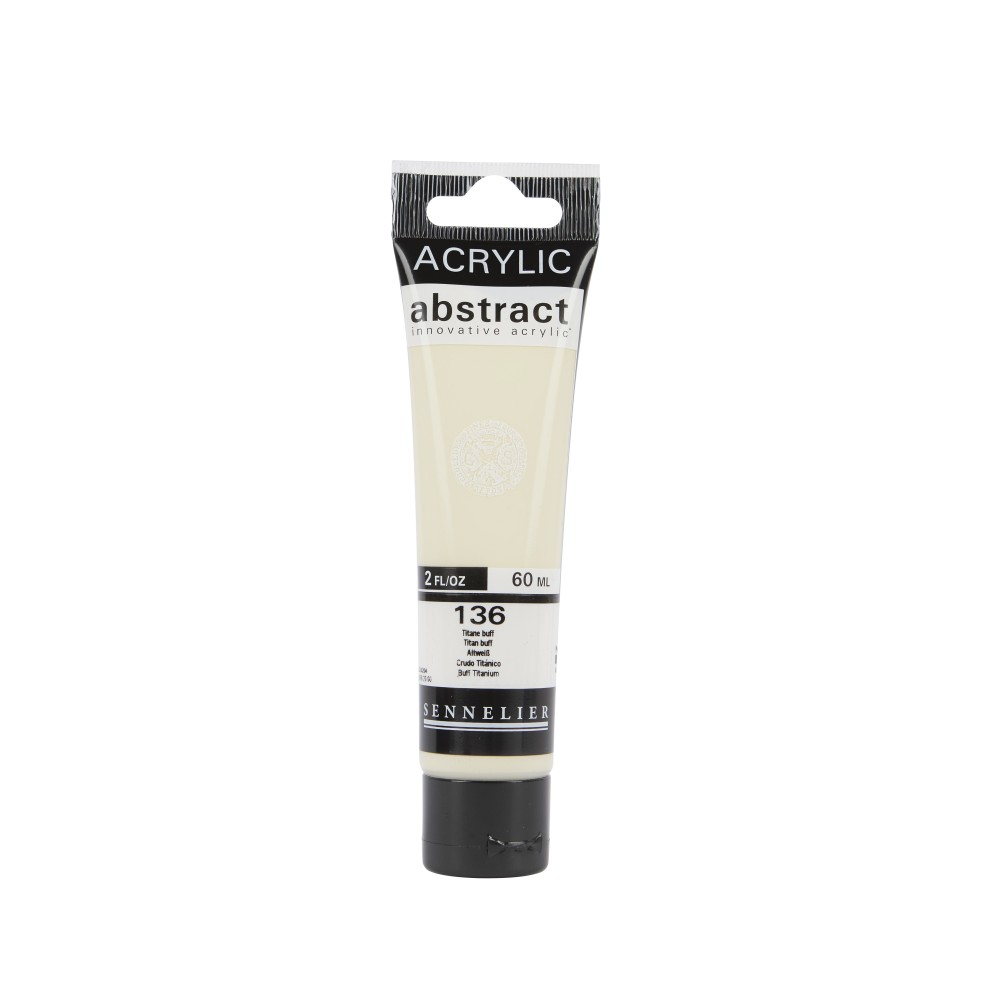 Farba akrylowa Abstract - Sennelier - 136 Titanium Buff 60 ml