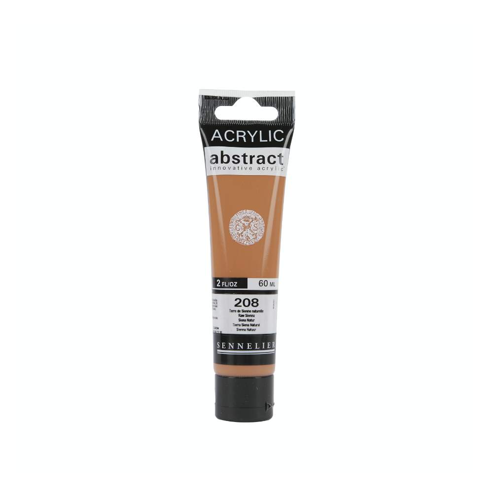Farba akrylowa Abstract - Sennelier - 208 Raw Sienna 60 ml