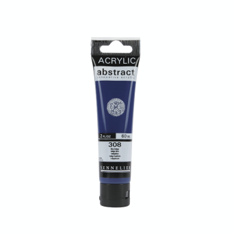 Abstract acrylic paint - Sennelier - 308 Indigo Blue 60 ml