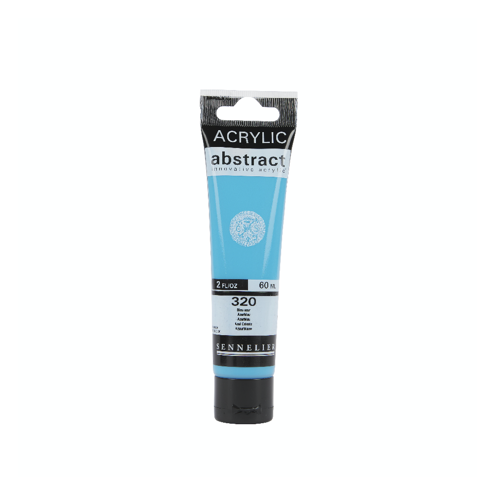 Abstract acrylic paint - Sennelier - 320 Azure Blue 60 ml