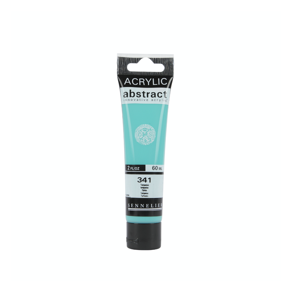 Abstract acrylic paint - Sennelier - 341 Turquoise 60 ml