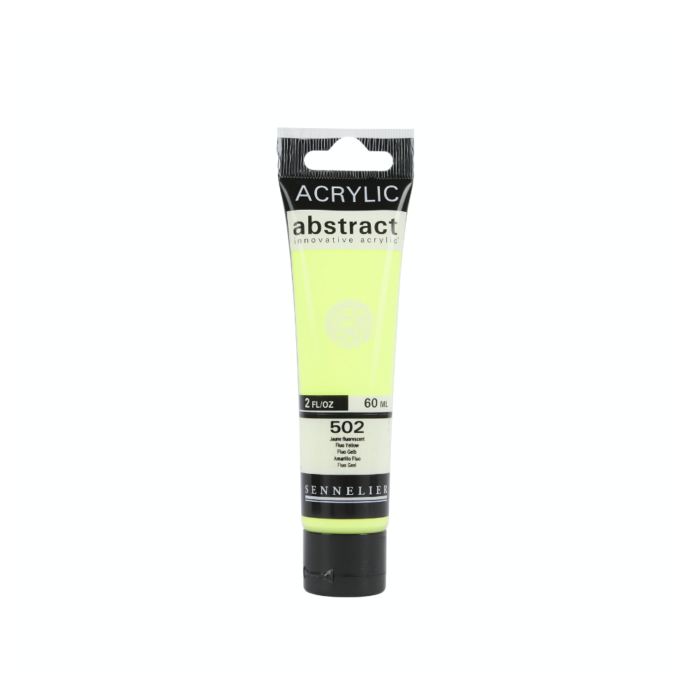 Farba akrylowa Abstract - Sennelier - 502 Fluorescent Yellow 60 ml