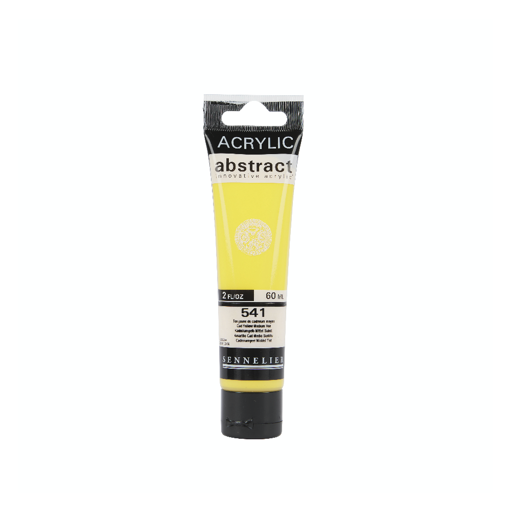 Abstract acrylic paint - Sennelier - 541 Cadmium Yellow Medium Hue 60 ml