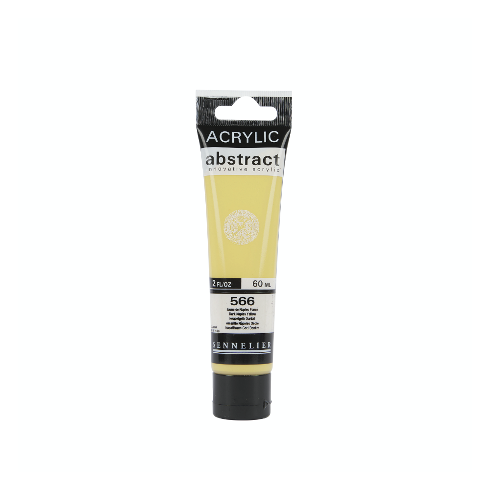 Abstract acrylic paint - Sennelier - 566 Dark Naples Yellow 60 ml