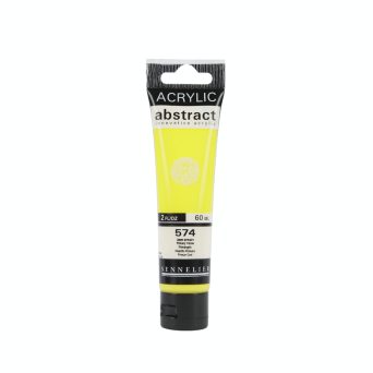 Abstract acrylic paint - Sennelier - 574 Primary Yellow 60 ml