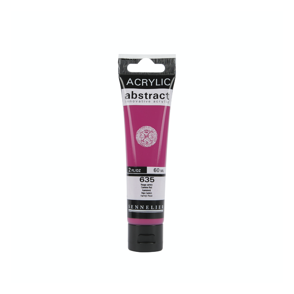 Abstract acrylic paint - Sennelier - 635 Carmine Red 60 ml