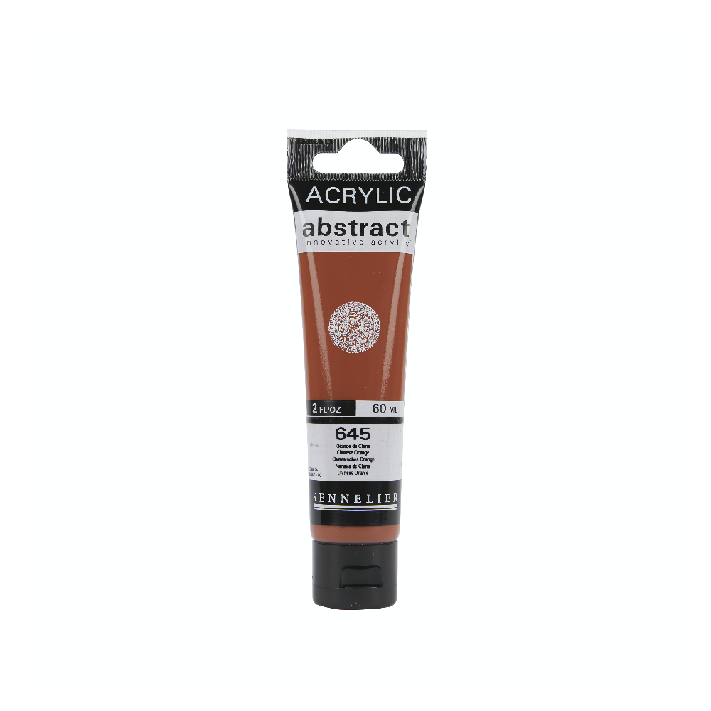 Farba akrylowa Abstract - Sennelier - 645 Chinese Orange 60 ml