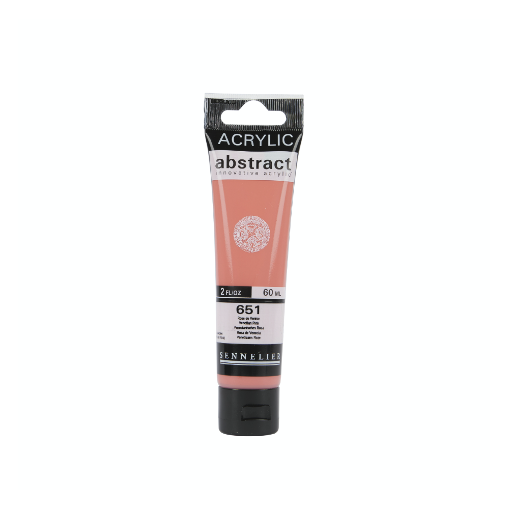 Abstract acrylic paint - Sennelier - 651 Venetian Pink 60 ml