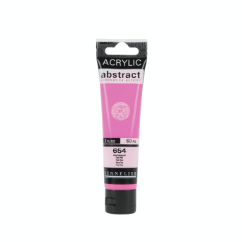 Abstract acrylic paint - Sennelier - 654 Fluorescent Pink 60 ml