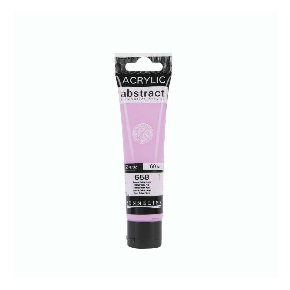 Farba akrylowa Abstract - Sennelier - 658 Quinacridone Pink 60 ml