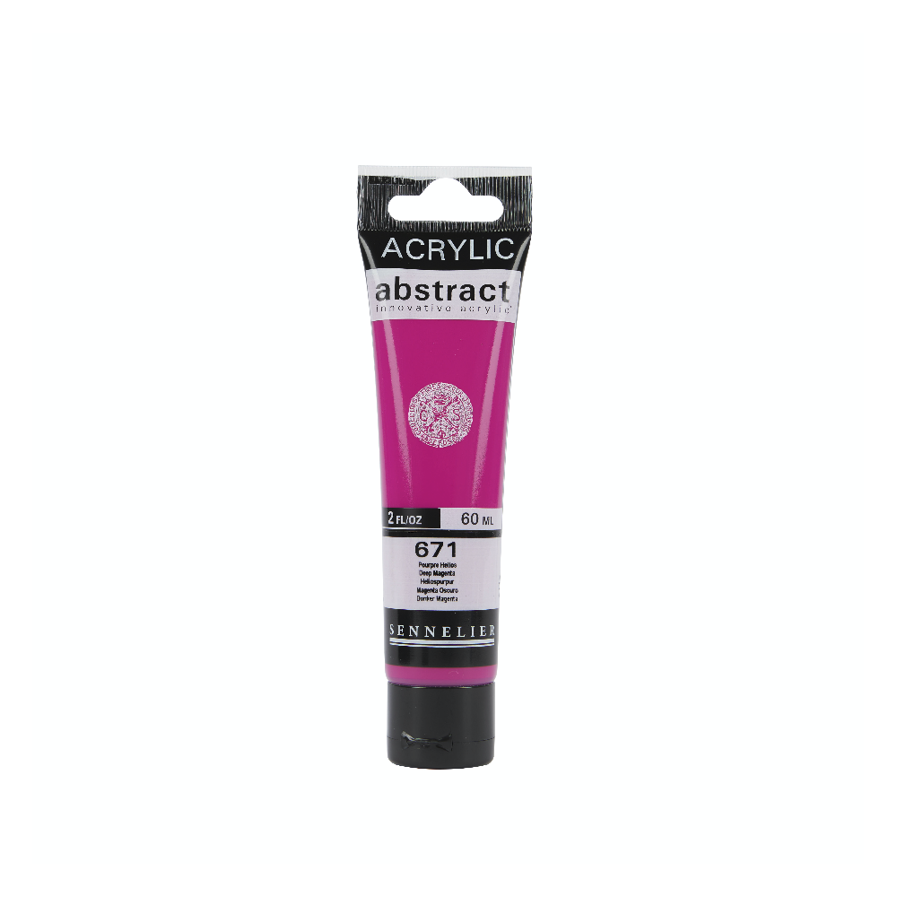 Abstract acrylic paint - Sennelier - 671 Deep Magenta 60 ml