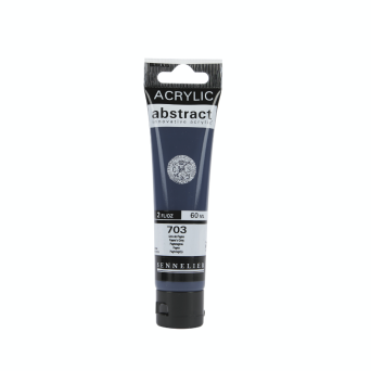 Abstract acrylic paint - Sennelier - 703 Payne's Grey 60 ml
