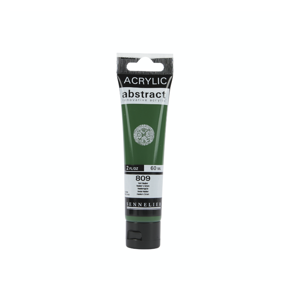 Abstract acrylic paint - Sennelier - 809 Hooker's Green 60 ml