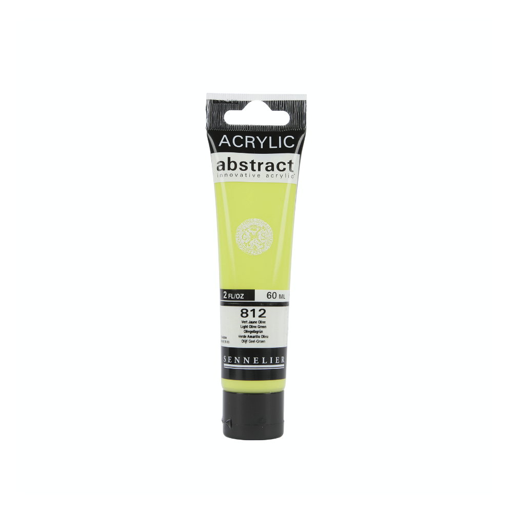 Abstract acrylic paint - Sennelier - 812 Light Olive Green 60 ml