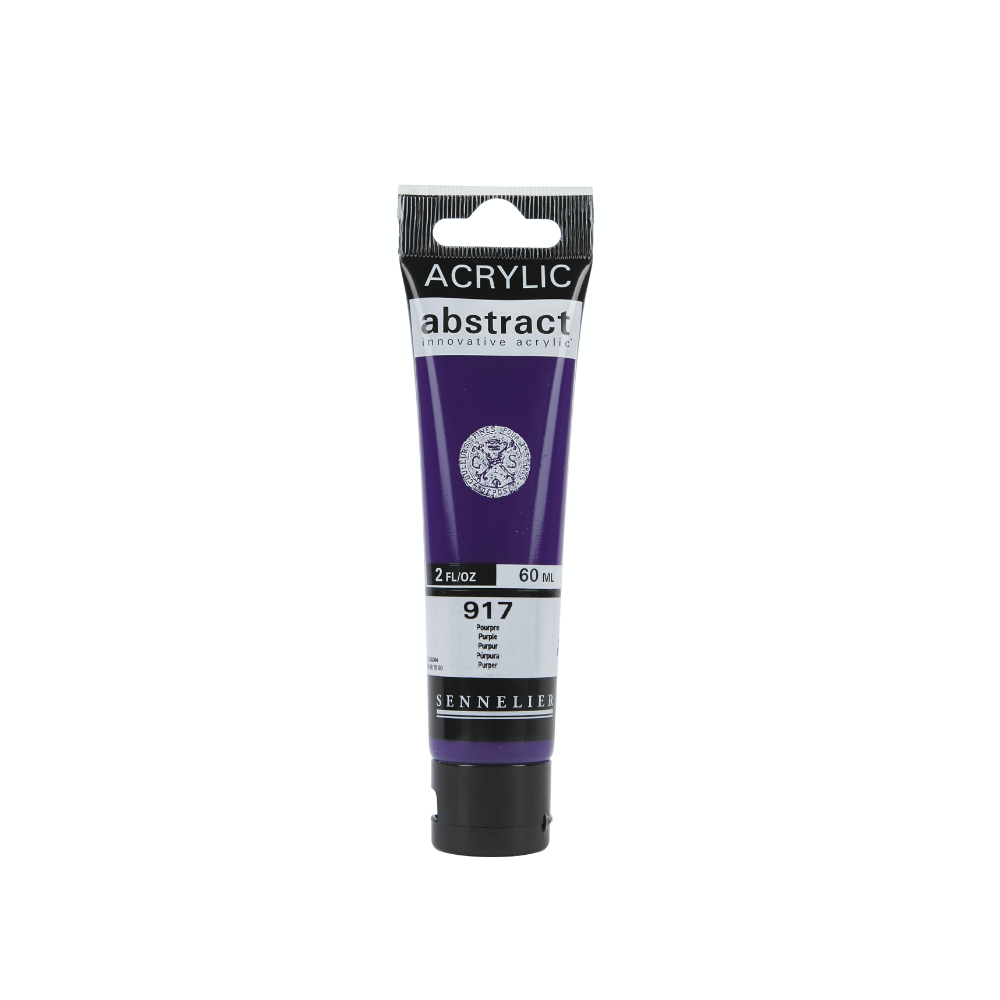 Abstract acrylic paint - Sennelier - 917 Purple 60 ml