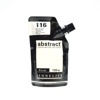 Farba akrylowa Abstract - Sennelier - 116 Titanium White 120 ml