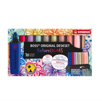 Zestaw zakreślaczy Boss Original Nature Colors Wildflowers - Stabilo - 10 szt.