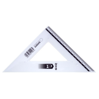 Ekierka plastikowa Pratel - MemoBe - 25 cm 45 stopni