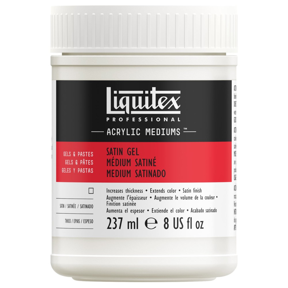 Medium żelowe do farb akrylowych - Liquitex - satynowe 237 ml
