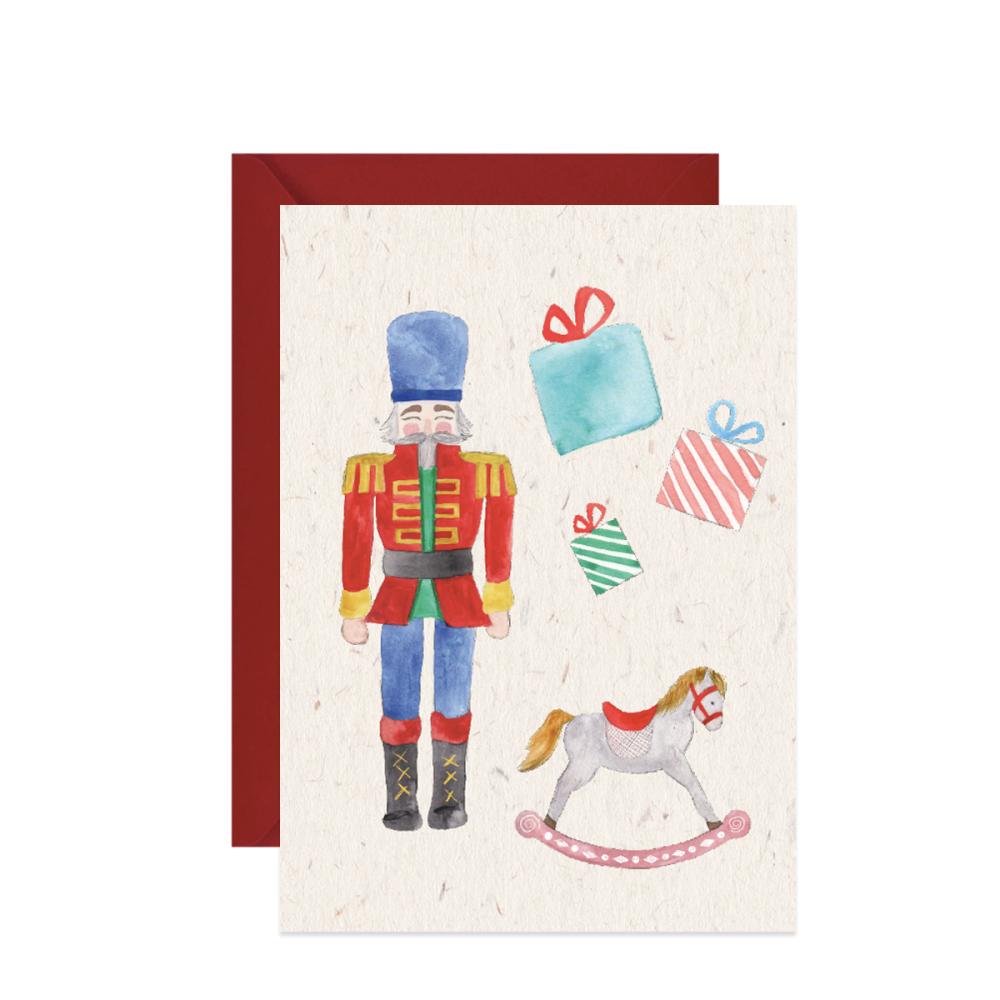 Greeting card - Paperwords - Nutcracker A6