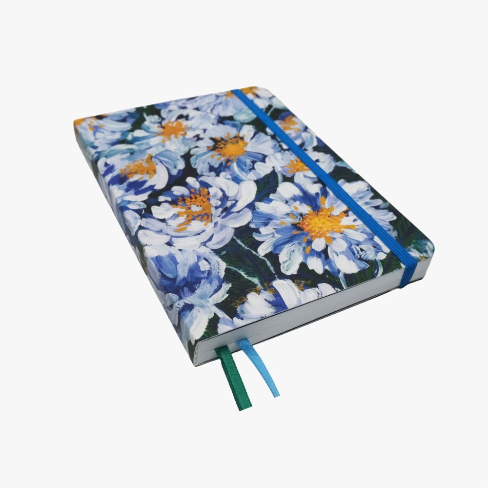 Dotted notebook Windy Daisies A5 - Devangari - 120 g/m2