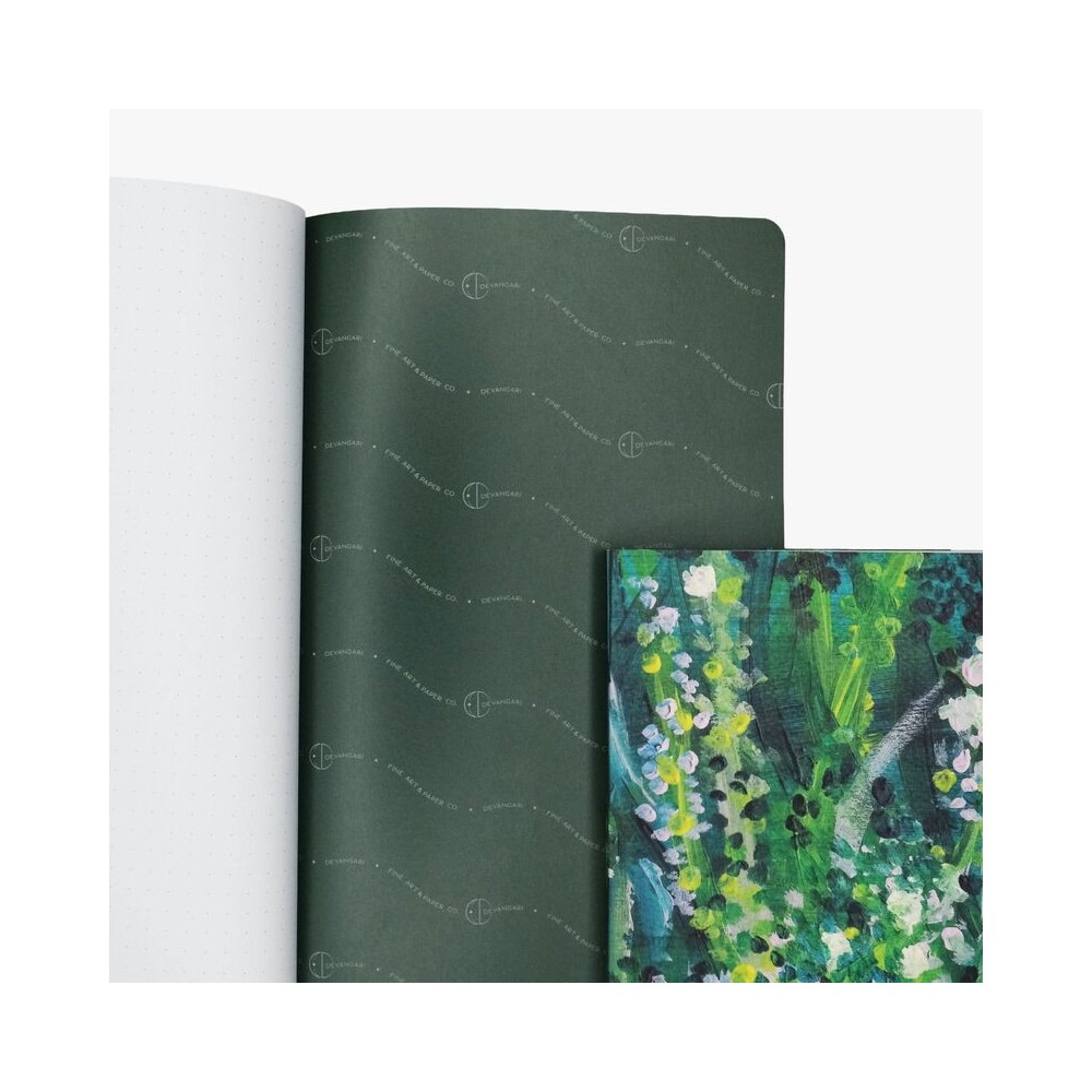Dotted otabind notebook Garden A5 - Devangari - 120 g/m2