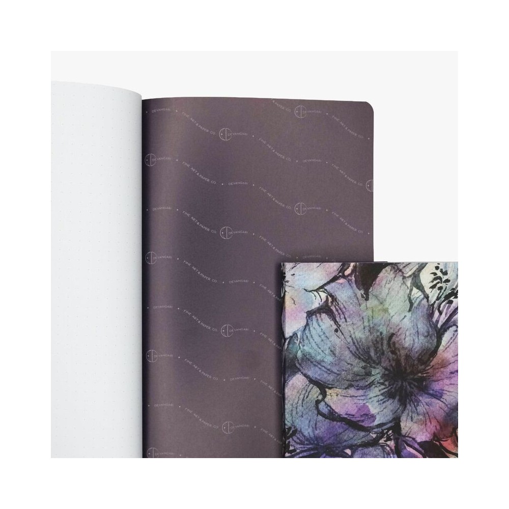 Dotted otabind notebook Blossom of Wind A5 - Devangari - 120 g/m2