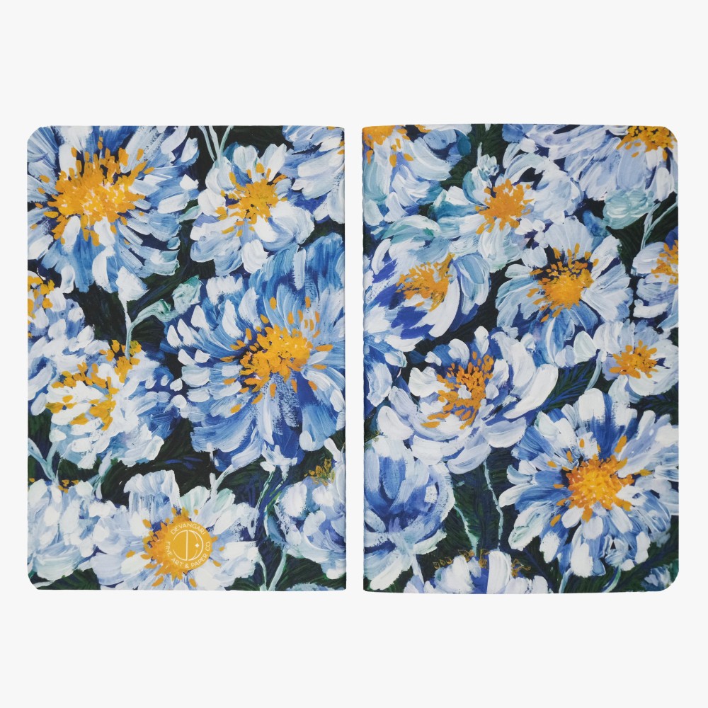 Undated planner Windy Daisies A5 - Devangari - 120 g/m2