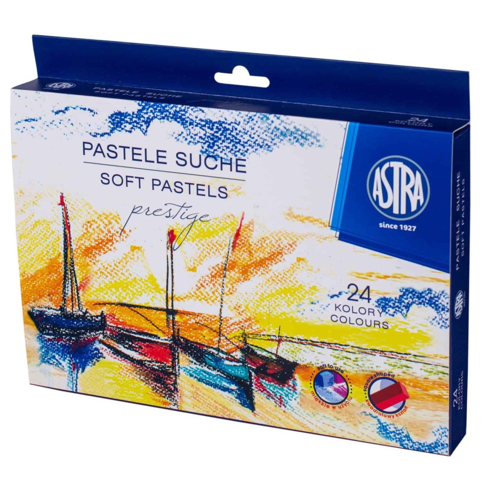 Zestaw pasteli suchych - Astra - 24 kolory