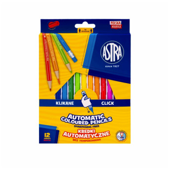 Automatic colored pencils - Astra - 12 pcs.