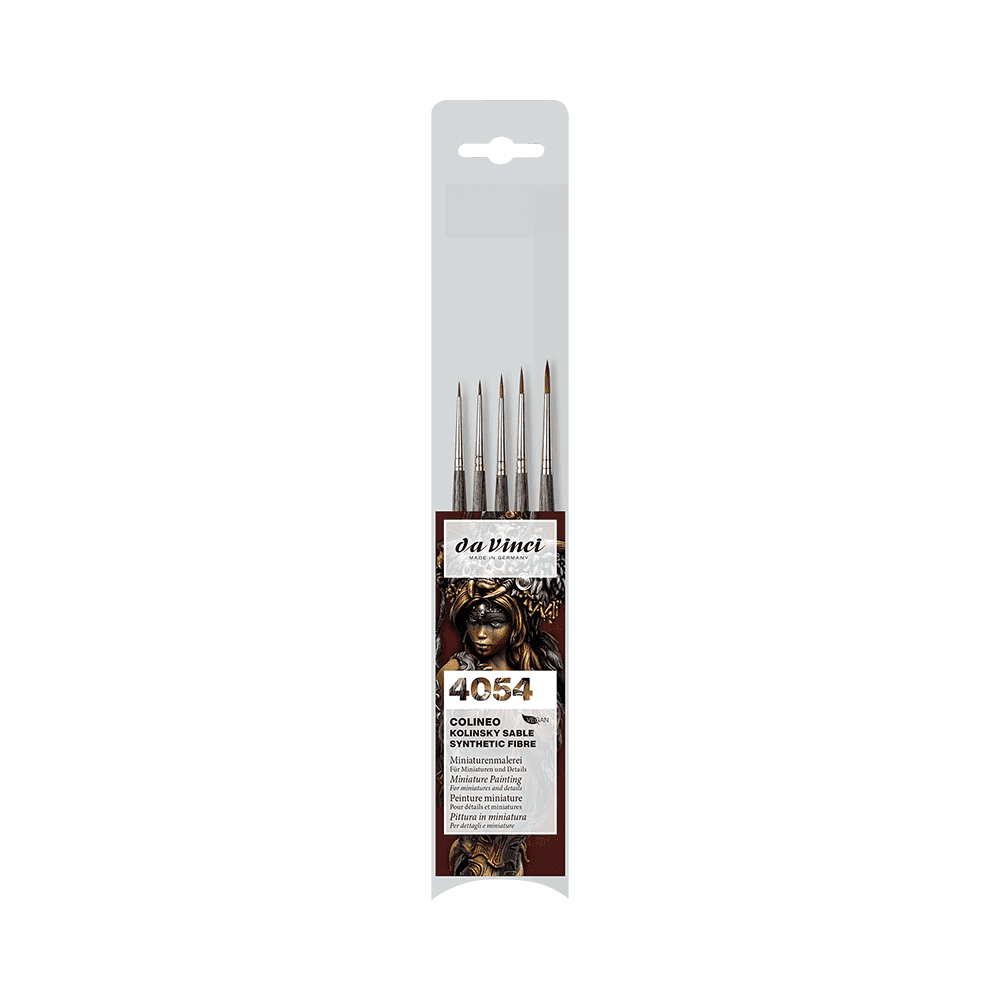 Set of round synthetic brushes Colineo 5522 series - Da Vinci - 5 pcs.