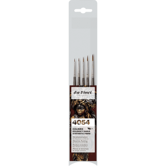 Set of round synthetic brushes Colineo 5522 series - Da Vinci - 5 pcs.